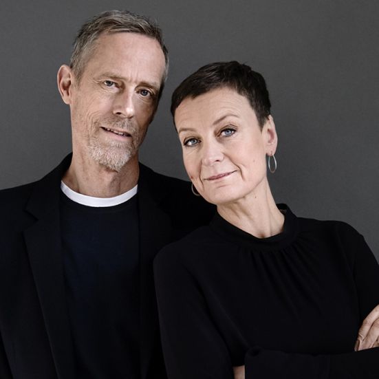 Krimiforfatterparret Janni Pedersen og Kim Faber