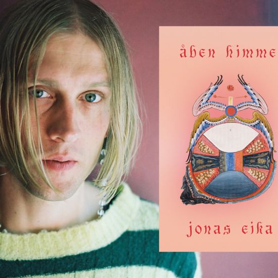 Forfatter Jonas Eika og bogen "Åben himmel"