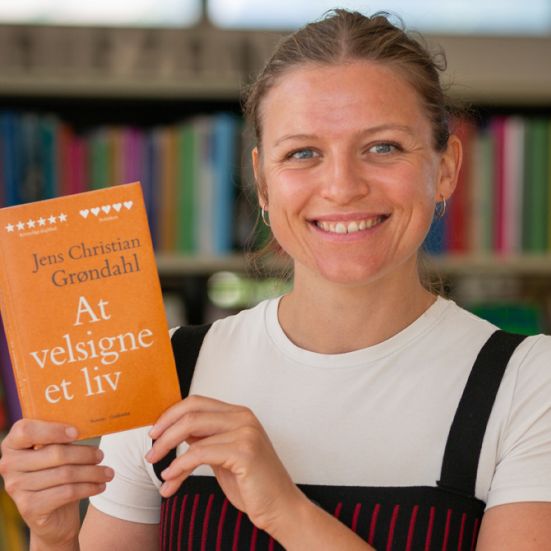 Bibliotekets litteraturformidler Kirsten